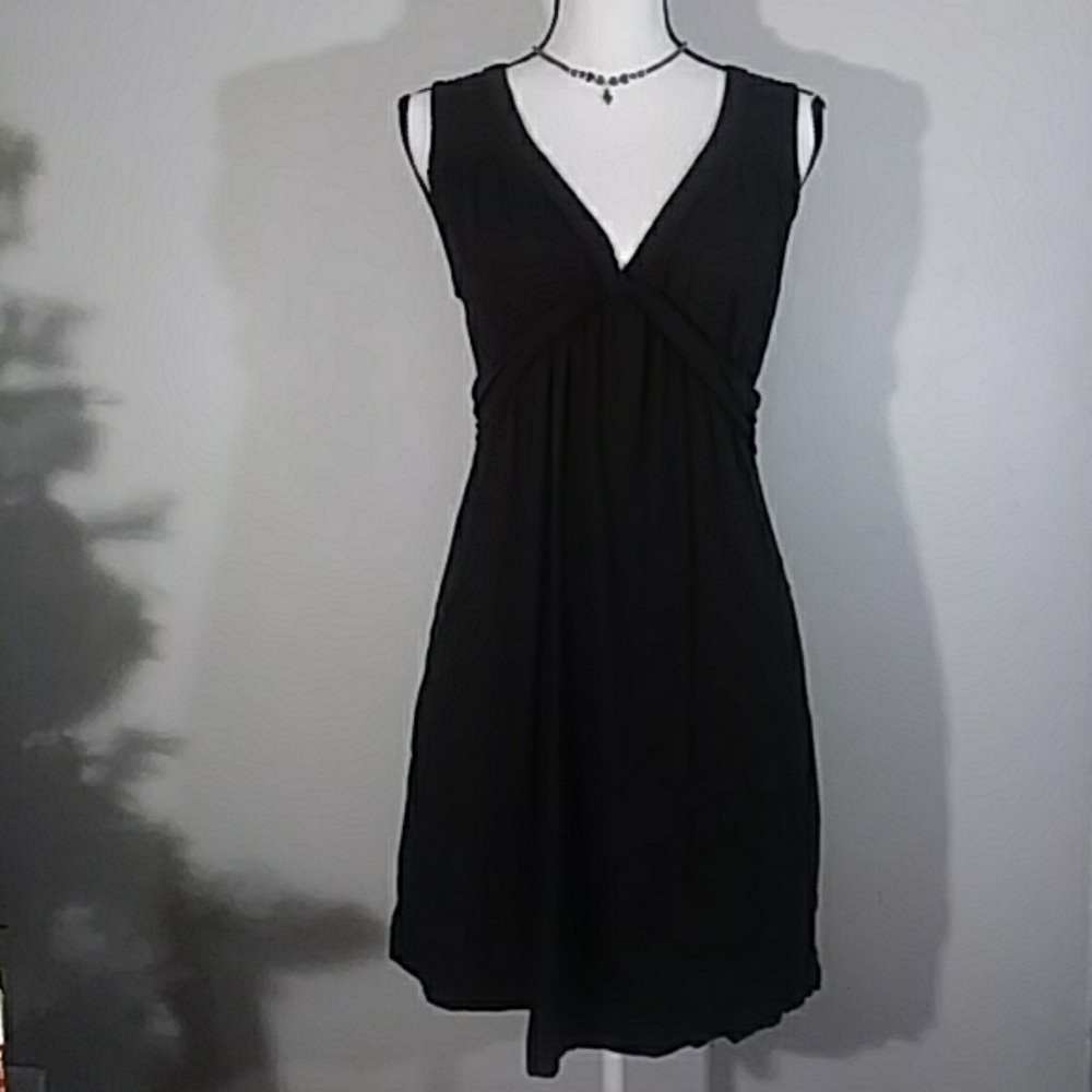 Ann Taylor Loft Black Lightweight Sun Dress 2
